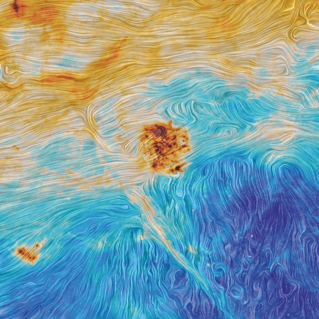 The_Magellanic_Clouds_and_an_interstellar_filament